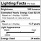 24-ft 24w 120v LED String Light - Includes 2200K 12-G25 bulbs